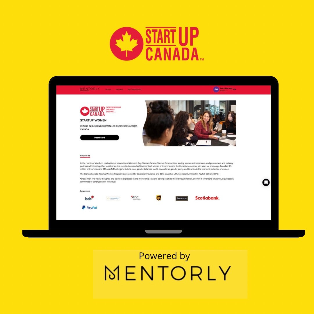 StartUp Canada programs thrive on Mentorly