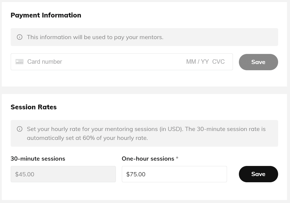 Add availability, pricing and cancellation policy: This is where you can update your payment information to ensure payment to