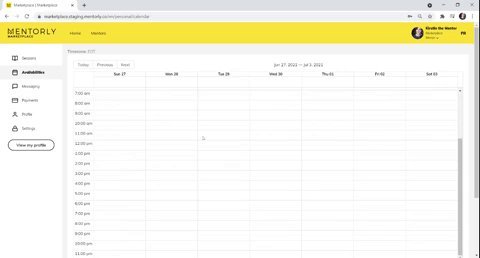 Add availability, pricing and cancellation policy: To delete time slots, simply click on the x of the time slot you wish to
