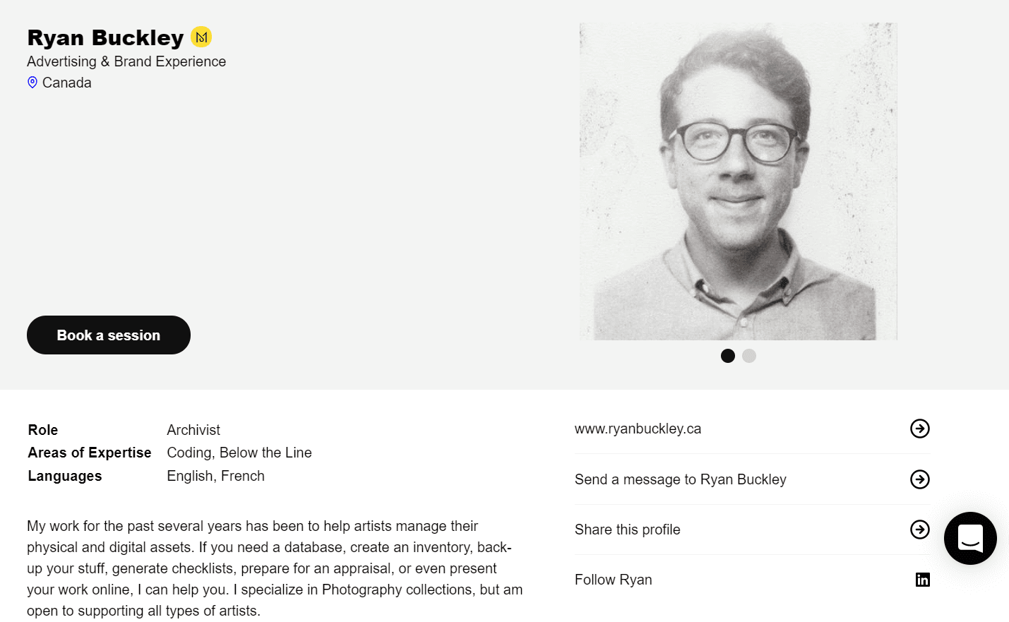 Browsing and Booking with Mentors: You can click on 'View profile' to learn more about them, their skills and experience