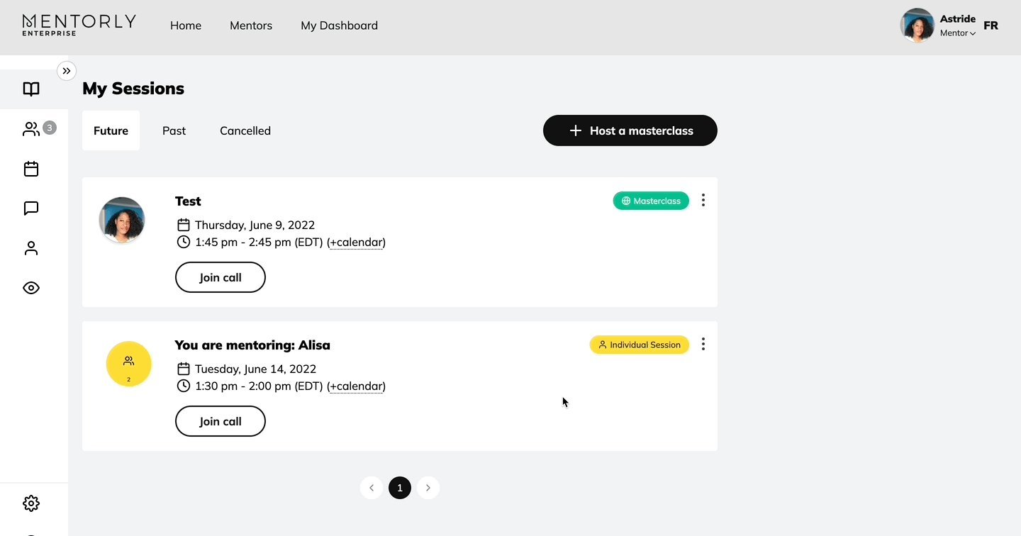 FAQ Personal Dashboard: You can also add the session to your calendar from your confirmation e-mail