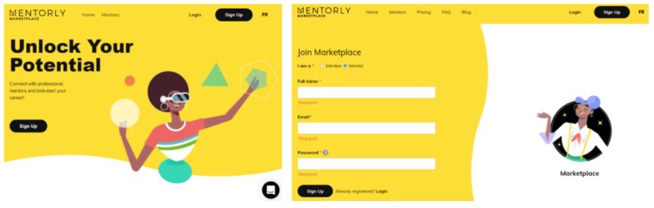 Getting started as a Mentor with Mentorly: You can sign up as a Mentor by heading to https://marketplace.mentorly.co/en and
