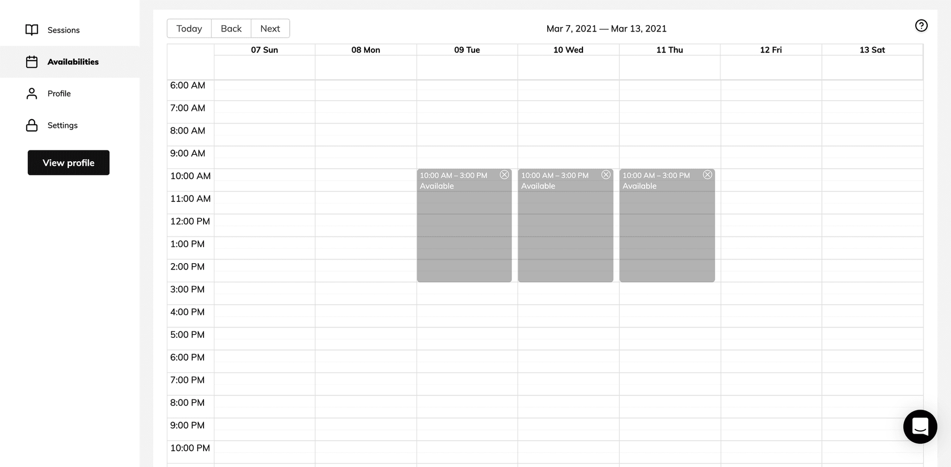 SXSW & SXSW EDU Mentor Guide: Note: If you don't update your availability, mentees CANNOT request or suggest times to book