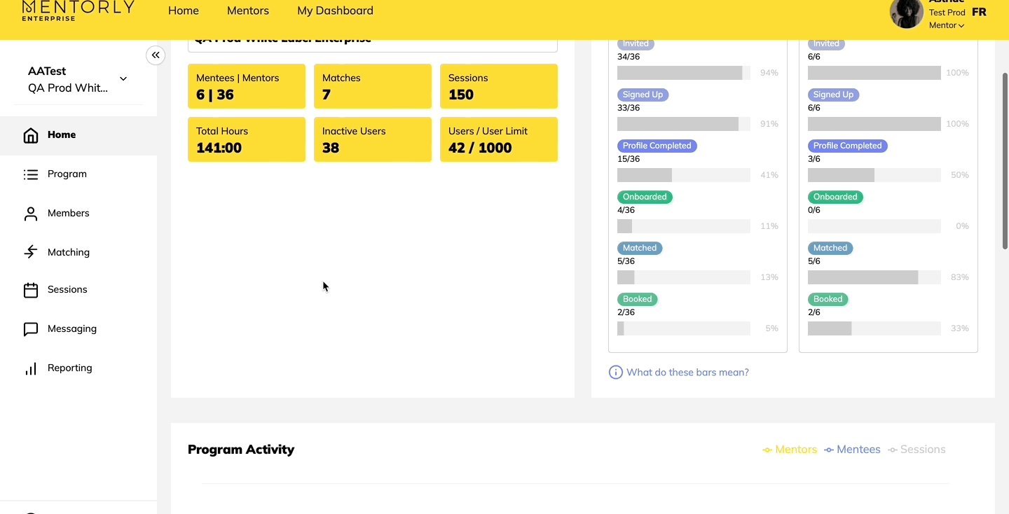 The best ways to save you time: From the Program tab, sectors/industries can be added or edited, and areas of expertise can